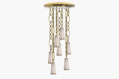 Insignia Seven Pendant – Brass