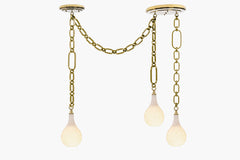 Insignia Chandelier – Brass