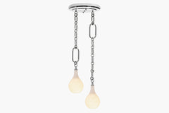 Insignia Double Pendant – Nickel