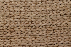 Chunky Hand-Braided Jute Rug – Linen