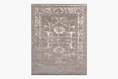 Arte Rug – Silver / White