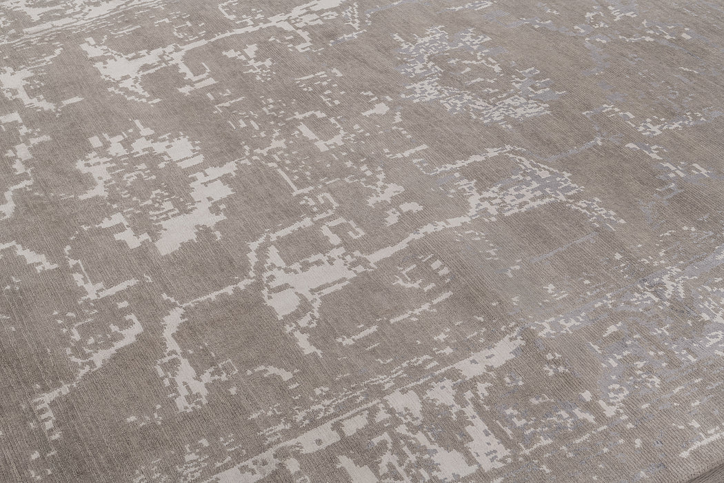 Arte Rug – Silver / White