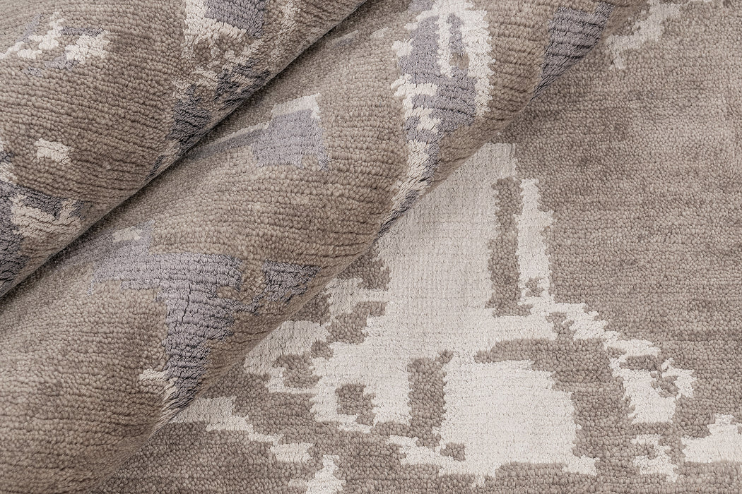 Arte Rug – Silver / White