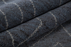 Double Diamond Moroccan Rug – Grey / White