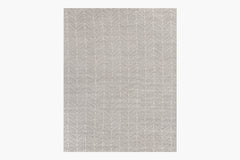Alia Rug – White / Silver