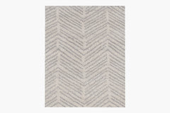 Alia Rug – White / Silver