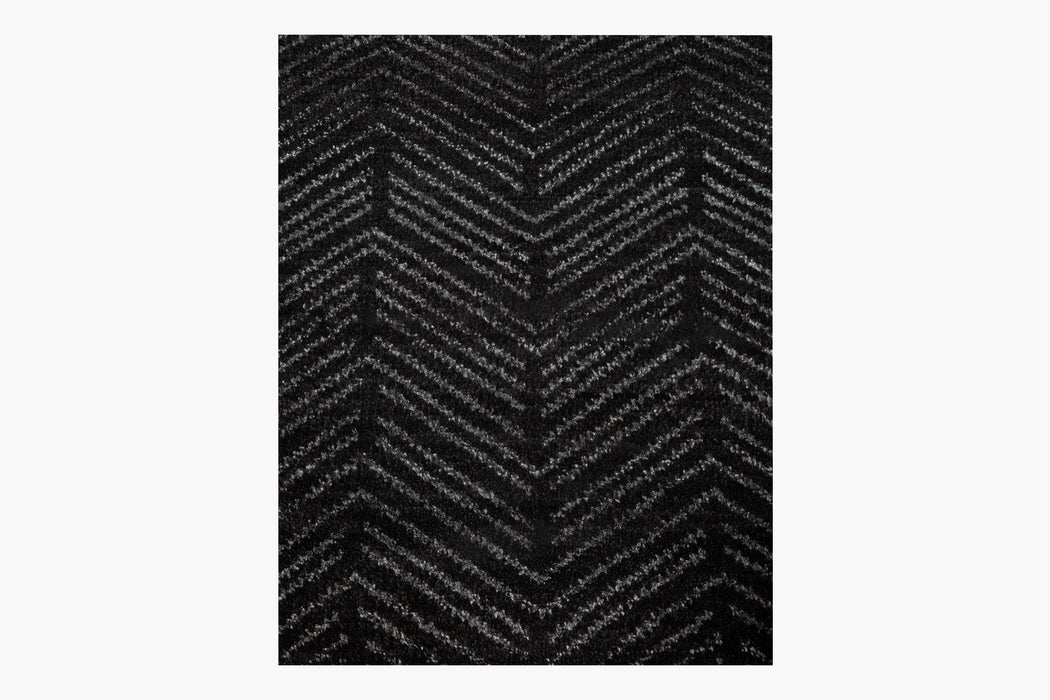 Alia Rug – Black / Grey
