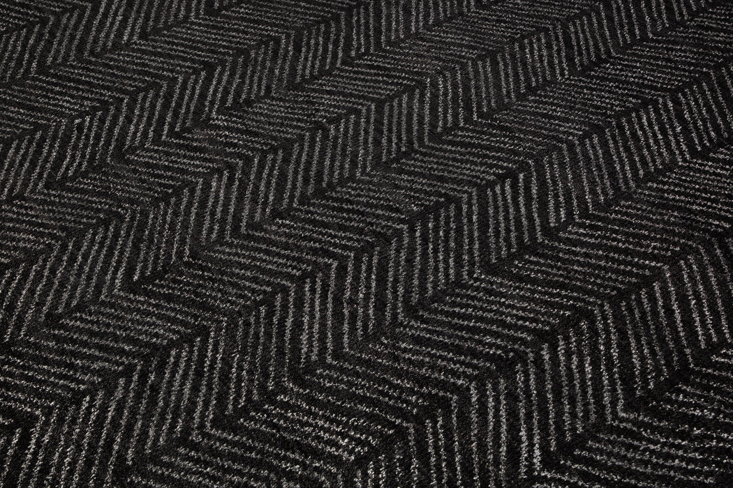 Alia Rug – Black / Grey