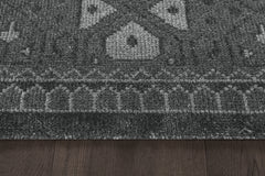 Mariposa Rug – Charcoal / Silver