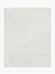 Trattino Rug – White / Silver