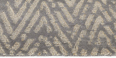 Metallic Zia Rug – Grey / Gold
