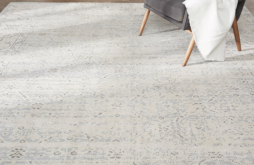 Trada Rug – Cream / Silver