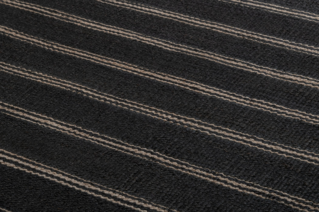 Lenia Rug – Black / Natural