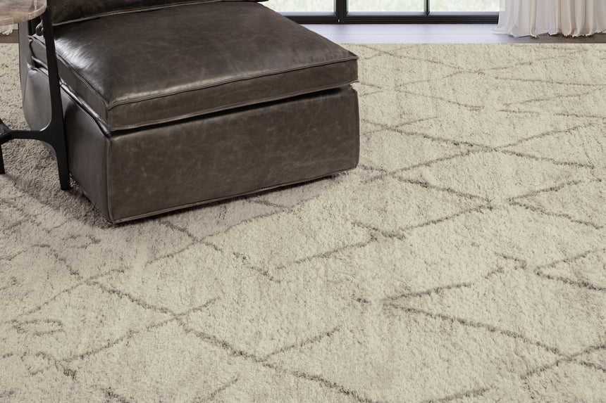 Performance Elda Rug – Silver / Taupe