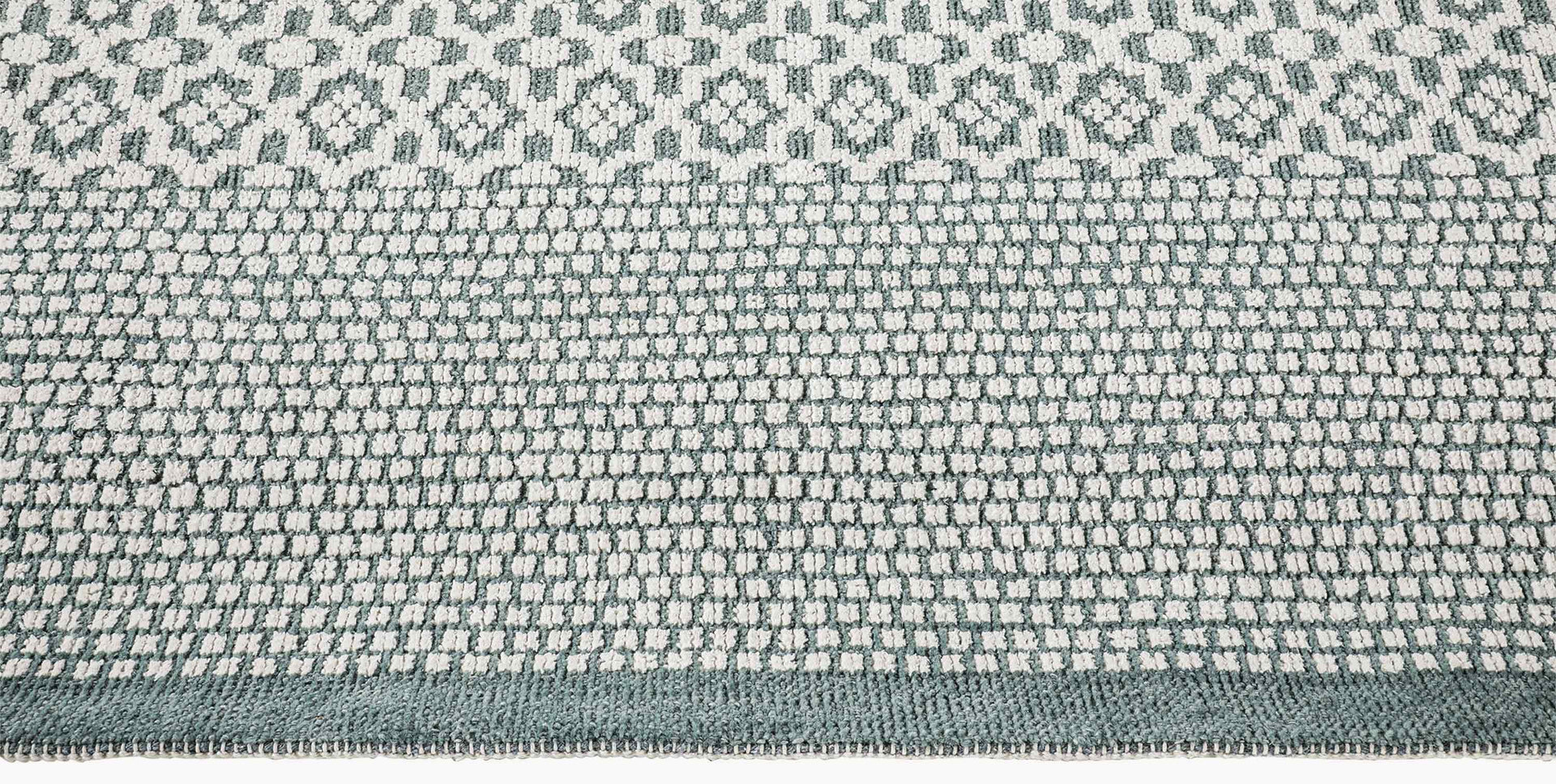 Lola Rug – Blue / Ivory