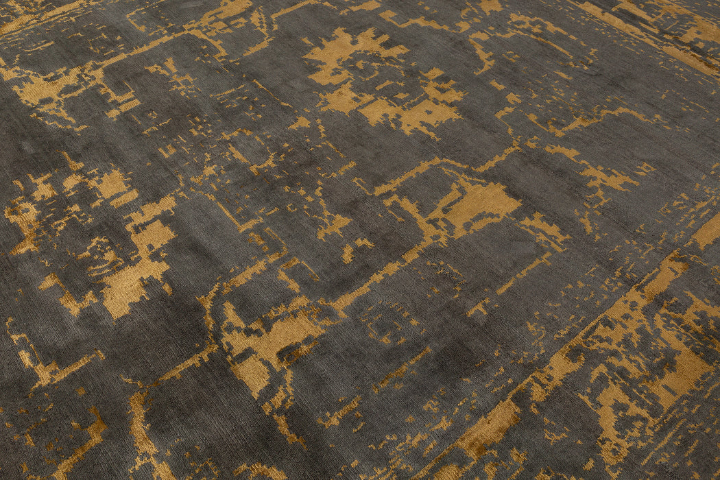 Arte Rug – Charcoal / Gold