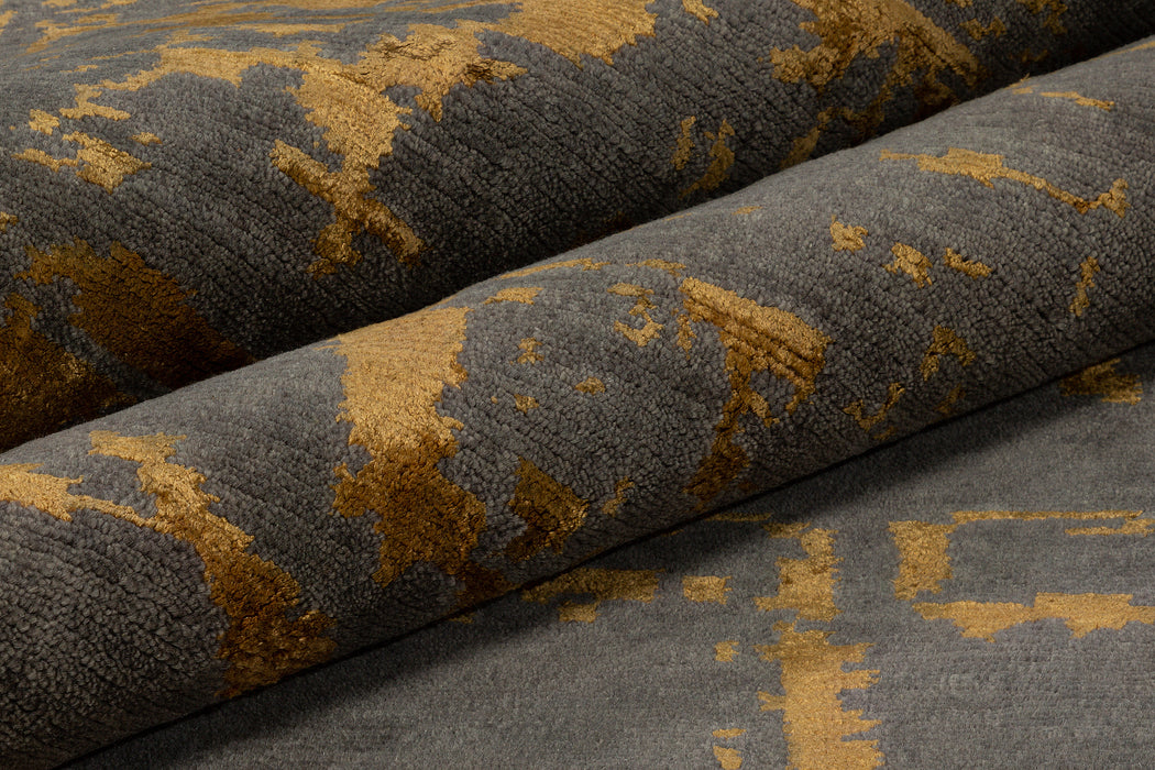 Arte Rug – Charcoal / Gold
