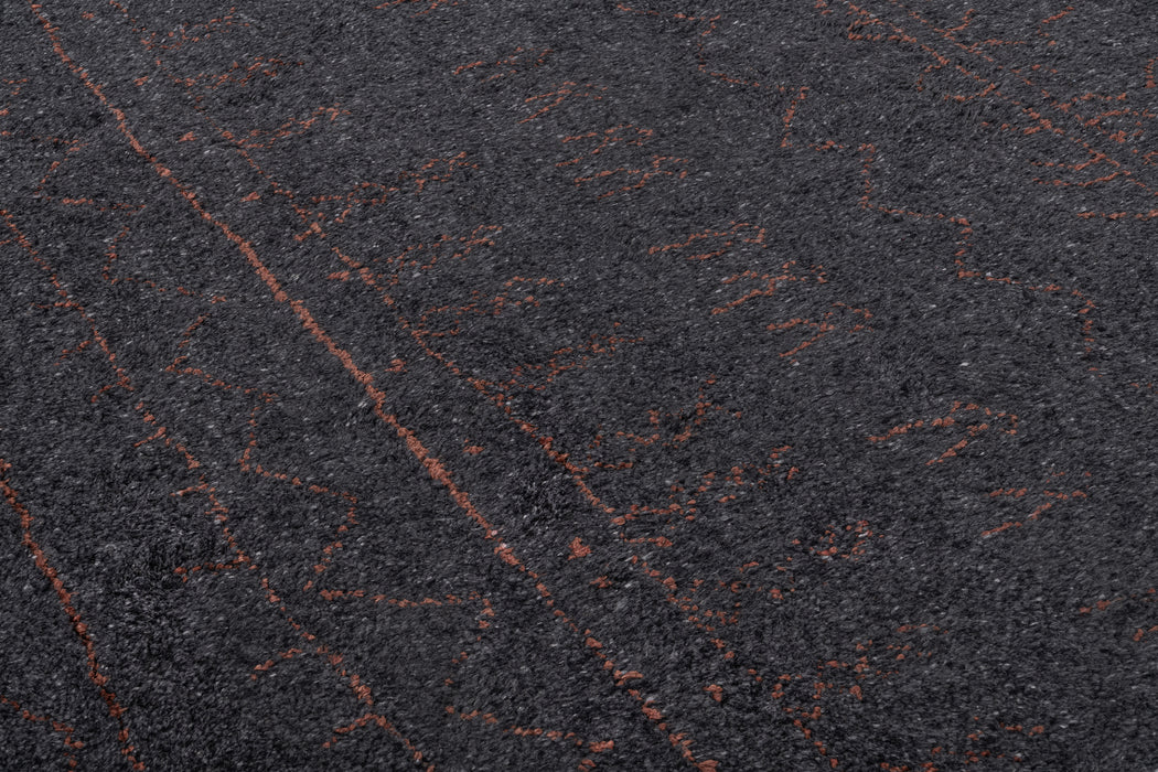 Cali Moroccan Rug – Charcoal / Amber