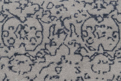 Albero Rug – Silver / Navy