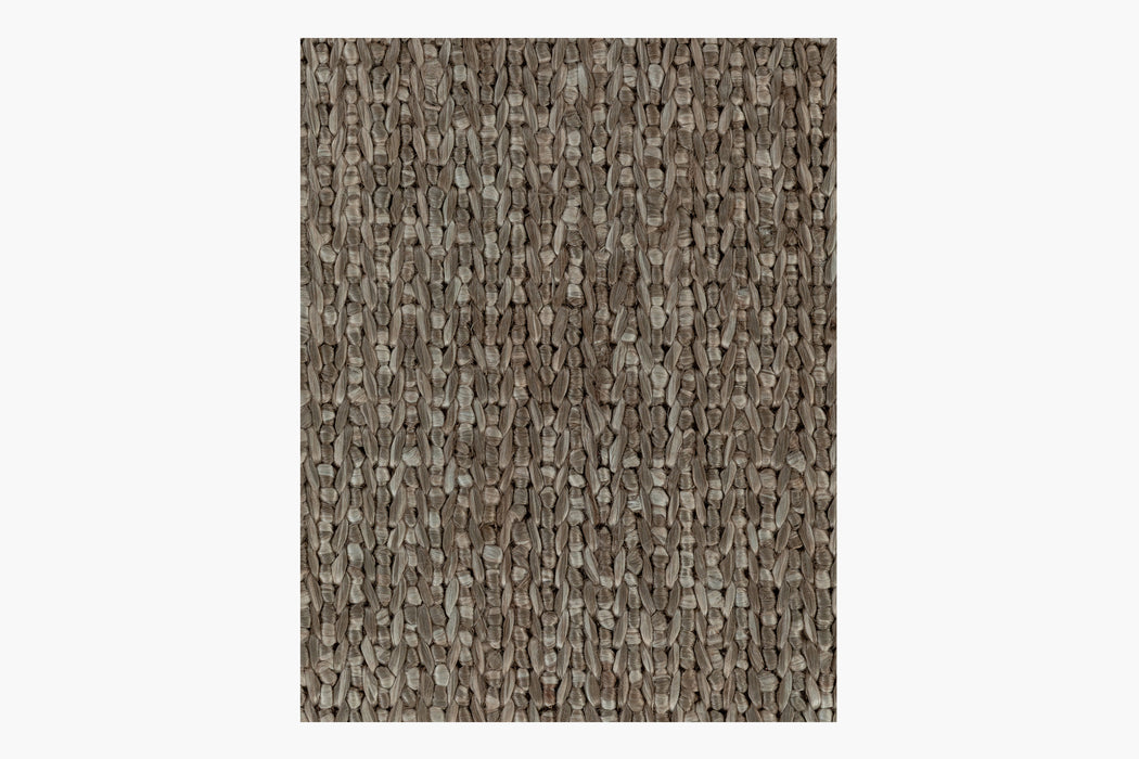 Chunky Hand-Braided Jute Rug – Ivory / Silver