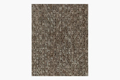 Chunky Hand-Braided Jute Rug – Ivory / Silver