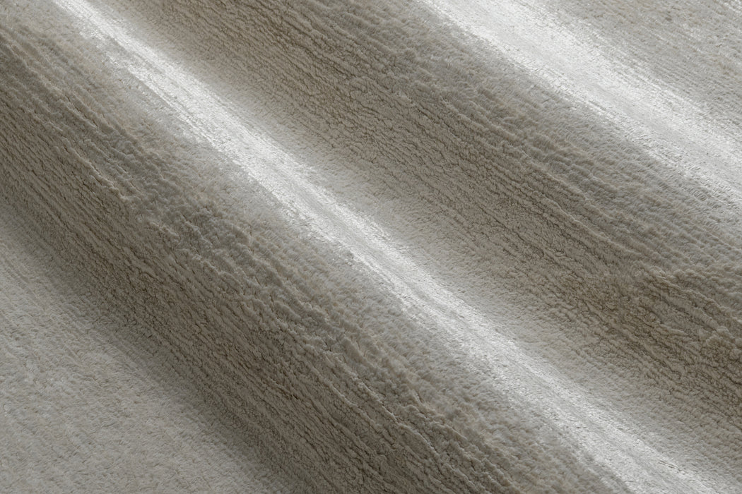 High Pile Silk Rug – Bone