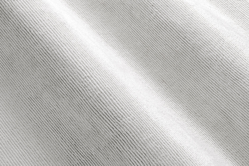 Ribbed Silk Rug – Bone