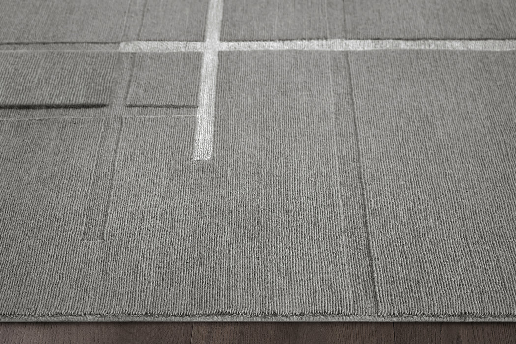 Composition Rug – Pewter