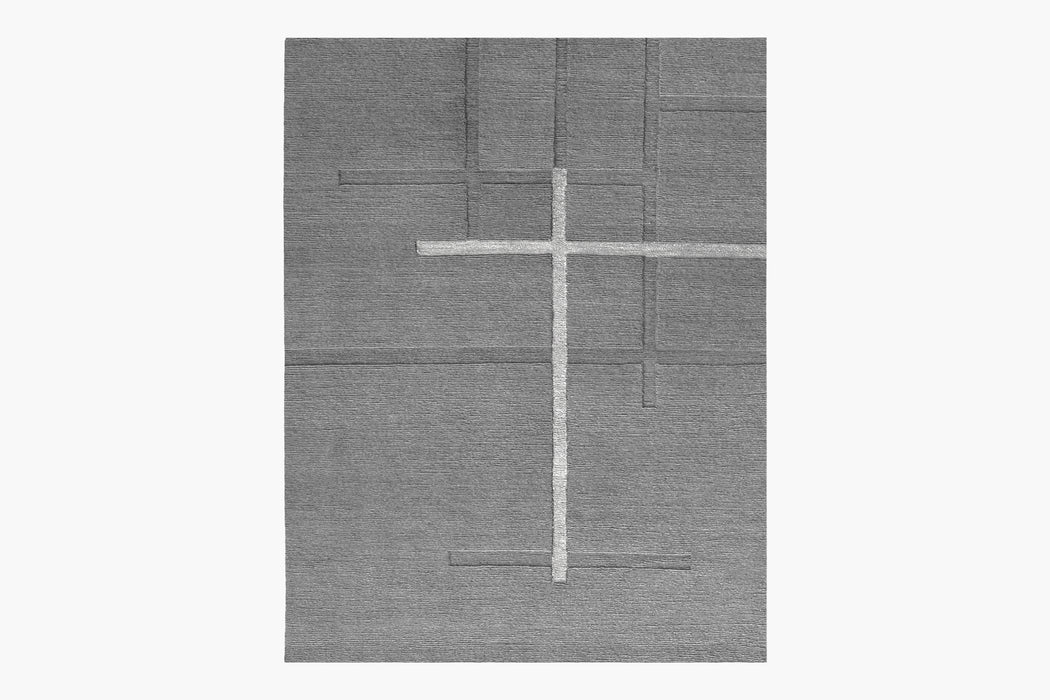 Composition Rug – Pewter