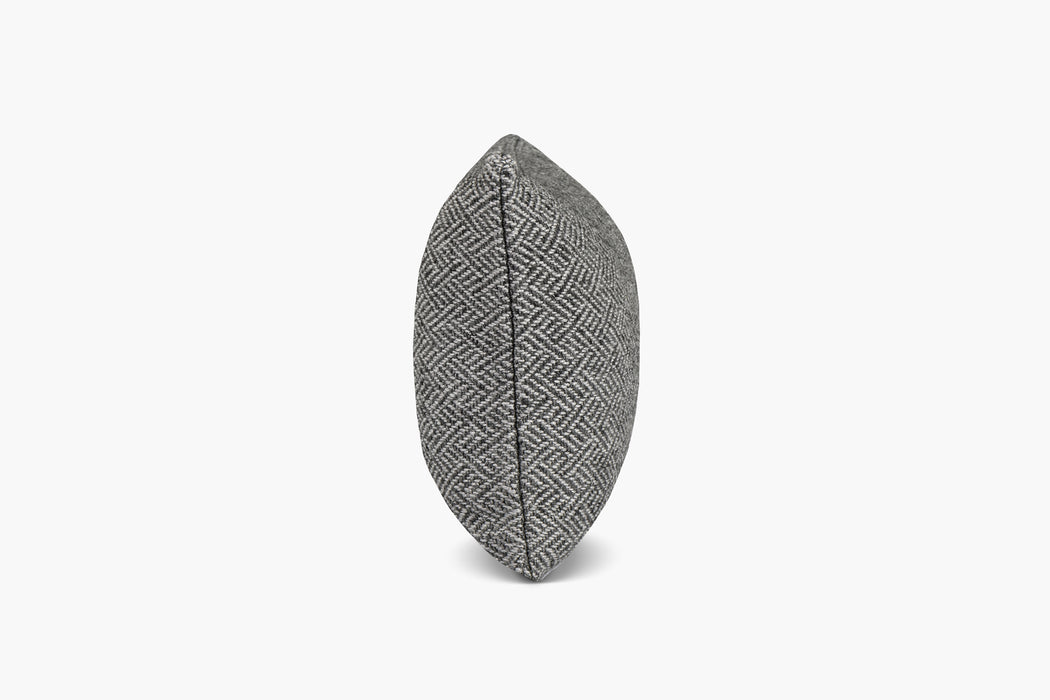 Angled Diamond Pillow Cover - Grey