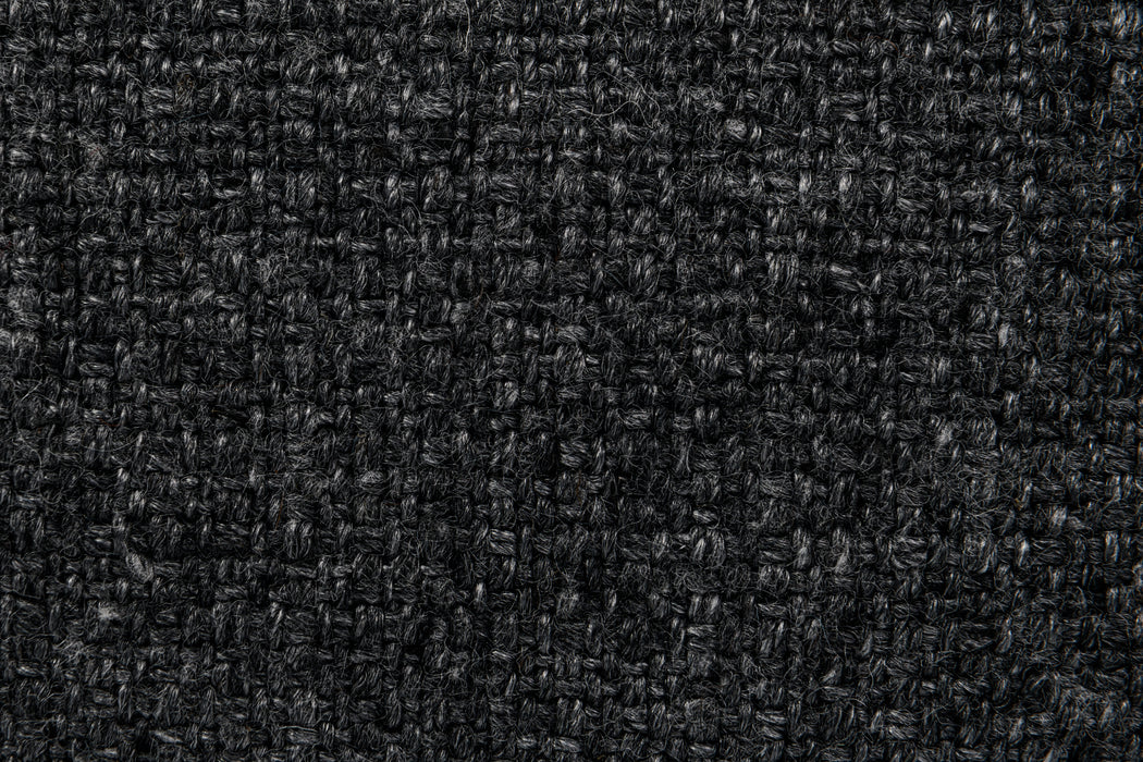 Basketweave Pillow Cover - Charcoal