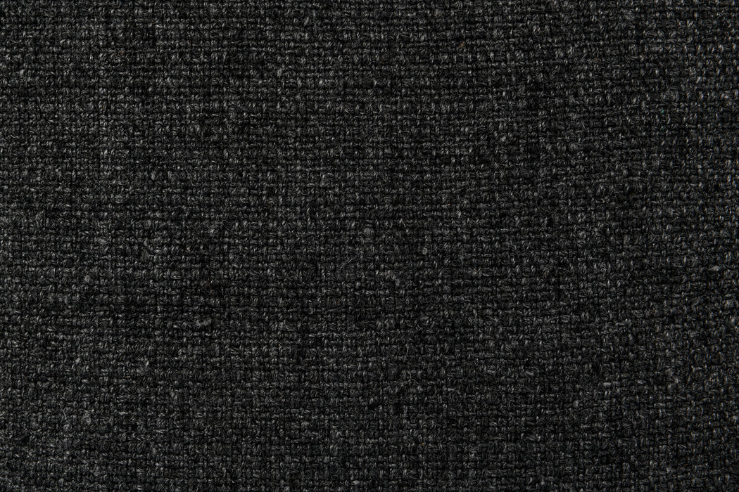 Basketweave Pillow Cover - Charcoal