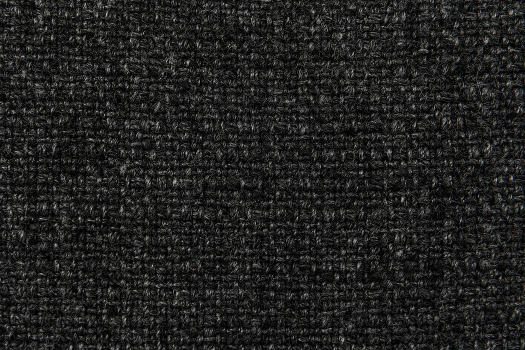 Basketweave Pillow Cover - Charcoal