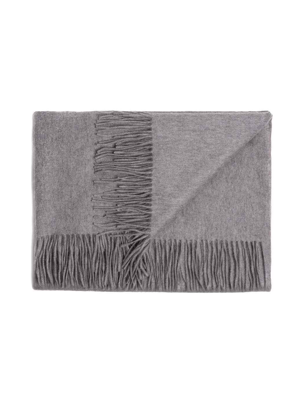 Cashmere Oversized Throw - Grey