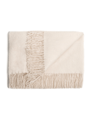 Cashmere Oversized Throw - Ivory