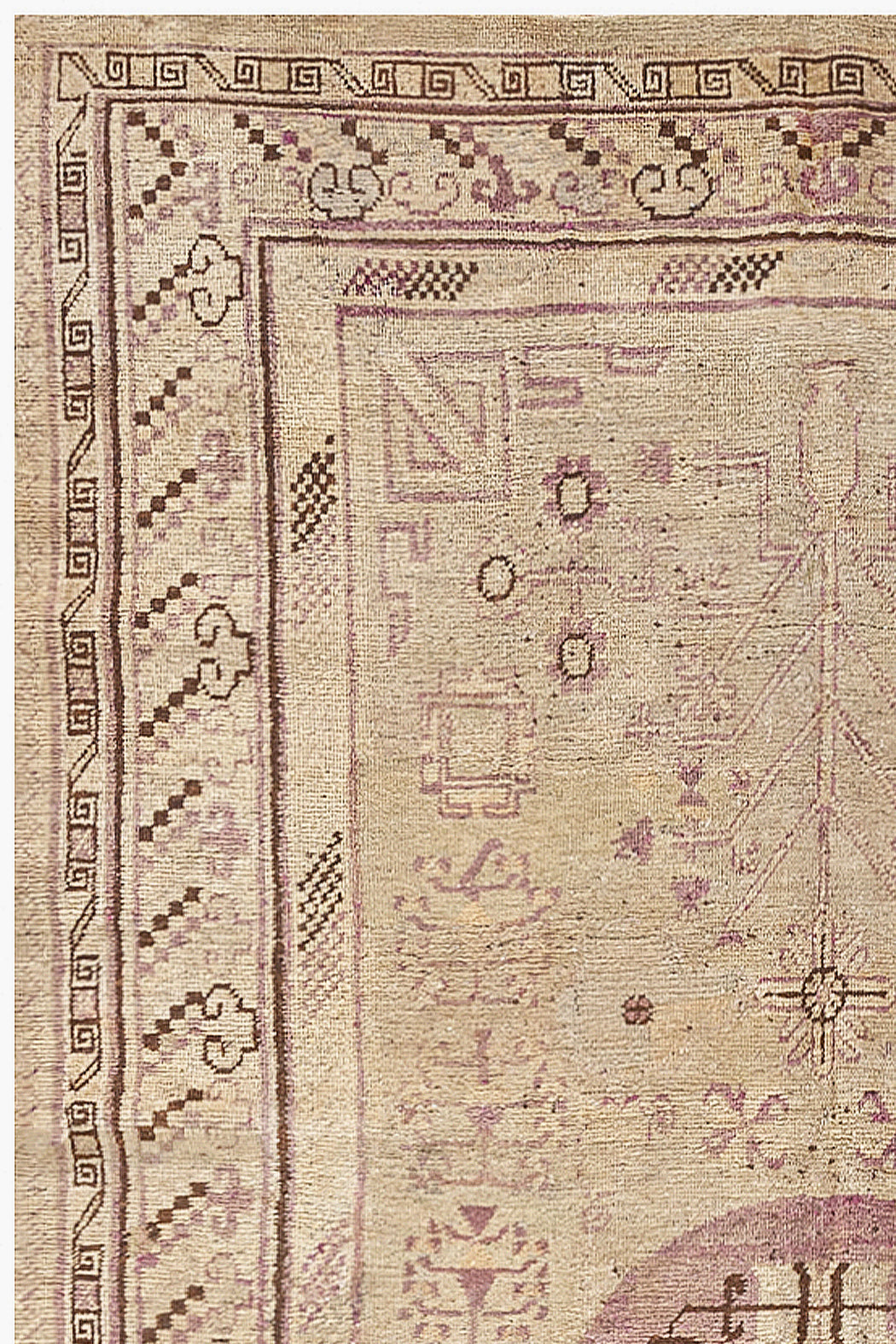 KHOTAN RUG, AR30126/1442, EAST TURKESTAN, 5'1" X 9'