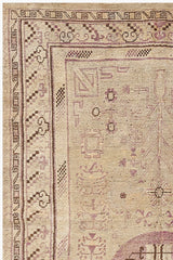 KHOTAN RUG, AR30126/1442, EAST TURKESTAN, 5'1" X 9'