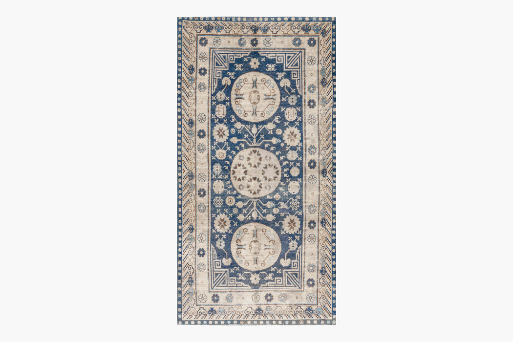 KHOTAN RUG, AR30127/11225, EAST TURKESTAN, 4'7" x 9'