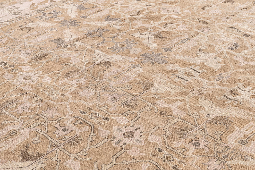 OUSHAK RUG, AR31059/6845, WEST ANATOLIA, 12' X 14'8"