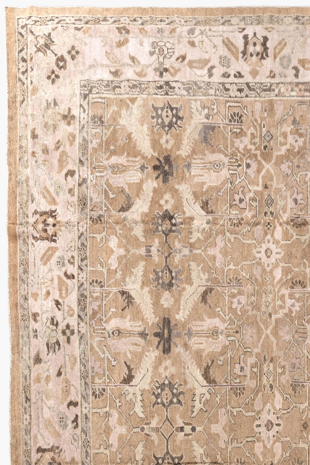 OUSHAK RUG, AR31059/6845, WEST ANATOLIA, 12' X 14'8"