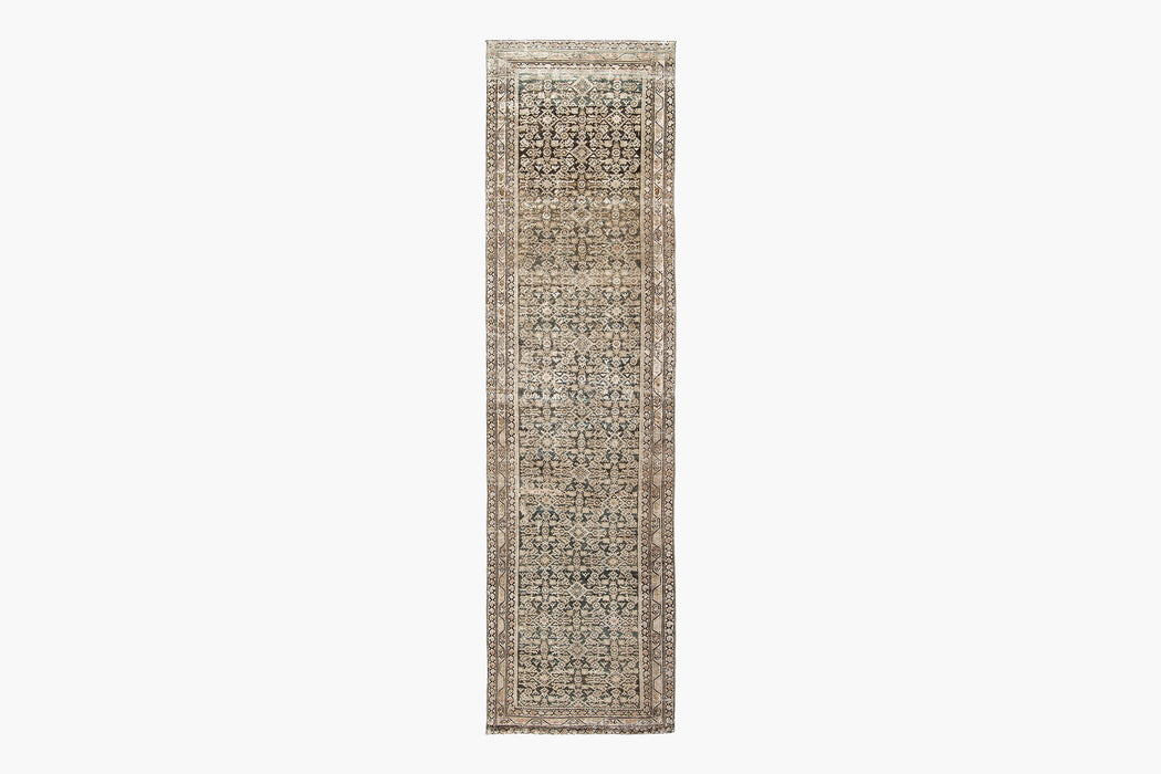 AR31147/2, MALAYIR RUG, WEST PERSIA, 3' X 12'8"