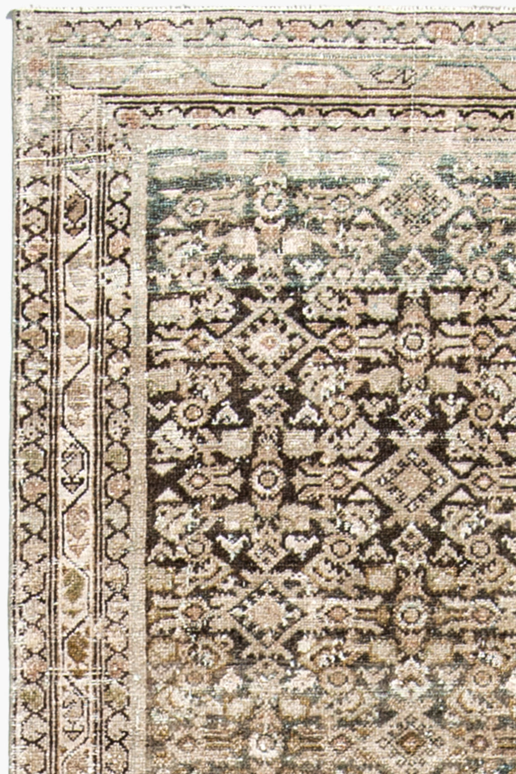 AR31147/2, MALAYIR RUG, WEST PERSIA, 3' X 12'8"
