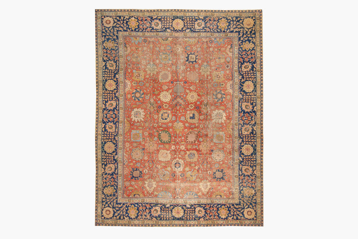 TABRIZ RUG, NORTH WEST PERSIA, 11'1" X 14'6"