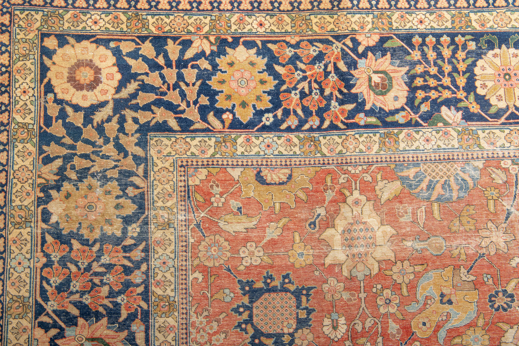 TABRIZ RUG, NORTH WEST PERSIA, 11'1" X 14'6"
