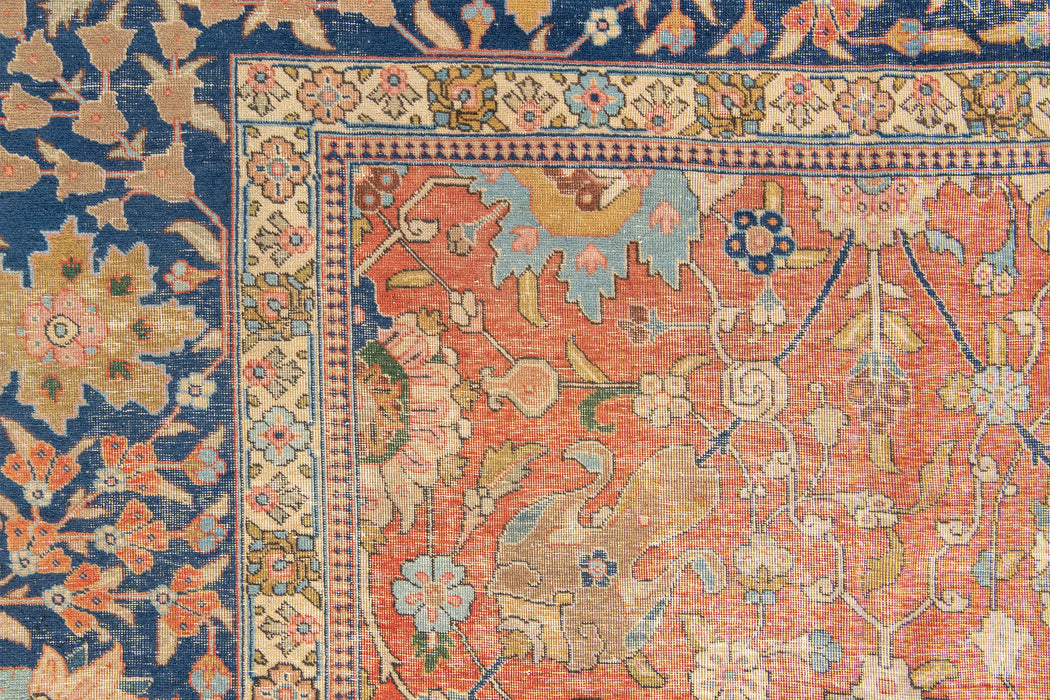 TABRIZ RUG, NORTH WEST PERSIA, 11'1" X 14'6"