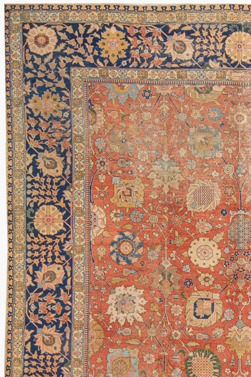 TABRIZ RUG, NORTH WEST PERSIA, 11'1" X 14'6"