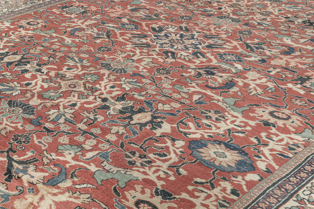 SULTANABAD RUG, WEST PERSIA, 13'6" X 24'6"