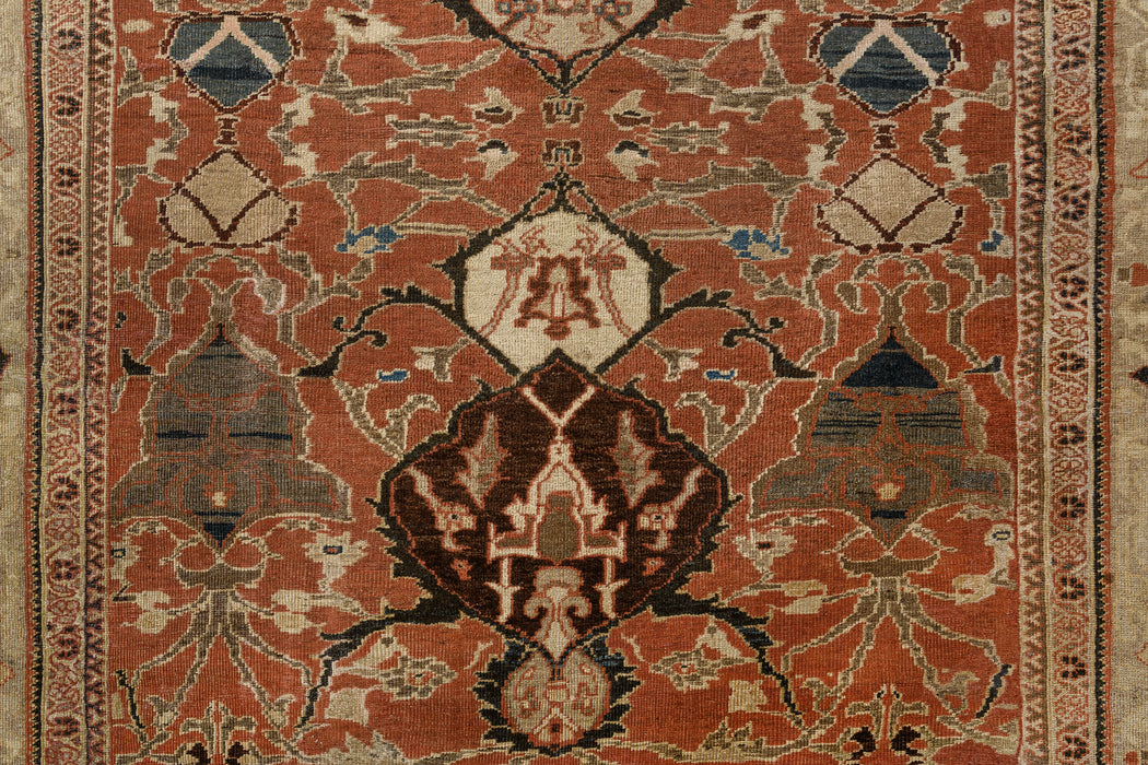 SULTANABAD RUG, WEST PERSIA, 9'10" X 13'5"