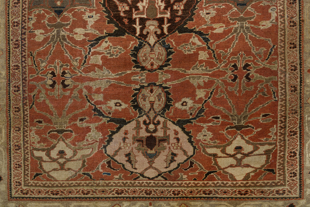 SULTANABAD RUG, WEST PERSIA, 9'10" X 13'5"