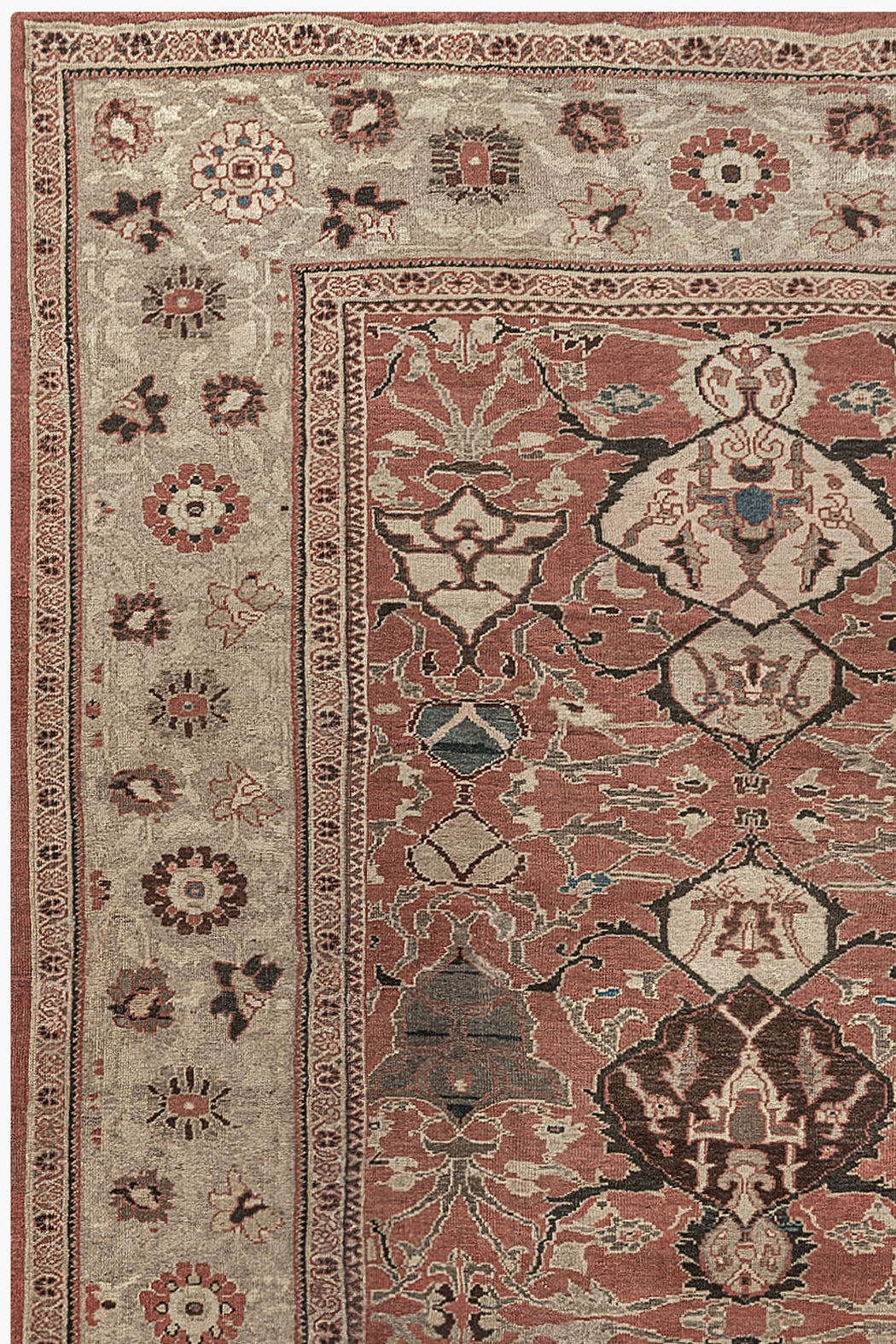 SULTANABAD RUG, WEST PERSIA, 9'10" X 13'5"
